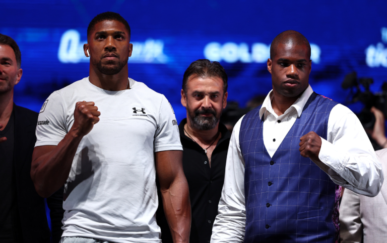 Anthony Joshua and Daniel Dubois press conference.