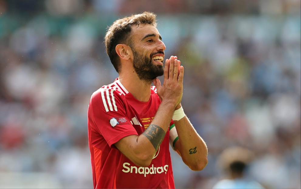 Manchester United midfielder Bruno Fernandes