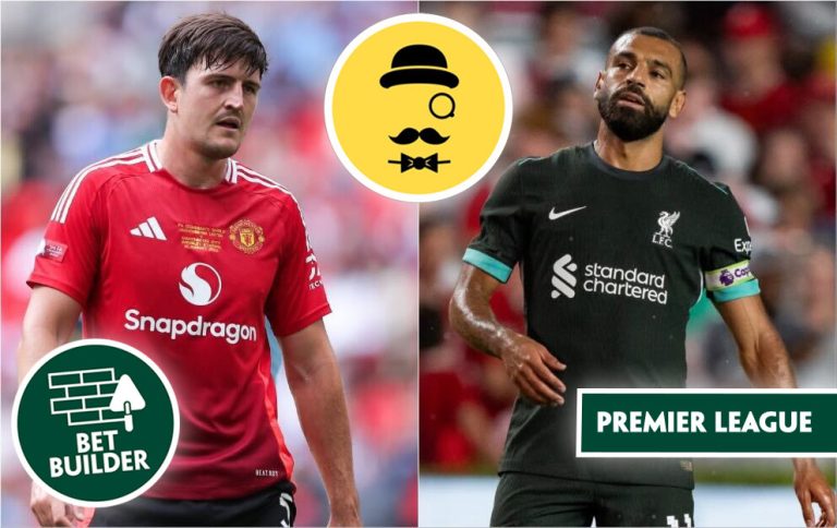 Harry Maguire Man Utd Mo Salah Liverpool Andy Robson