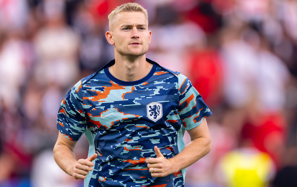 New Manchester United signing Matthijs de Ligt.