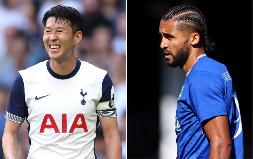 Son Heung-Min and Dominic Calvert-Lewin