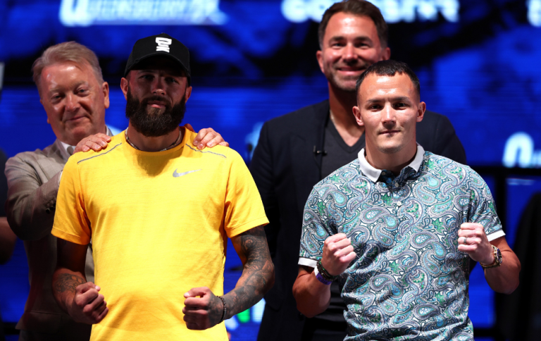 Anthony Cacace and Josh Warrington