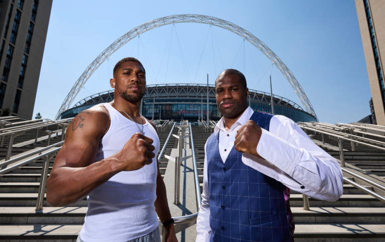 Anthony Joshua and Daniel Dubois