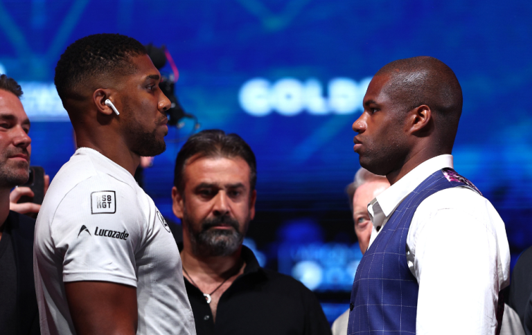 Anthony Joshua and Daniel Dubois