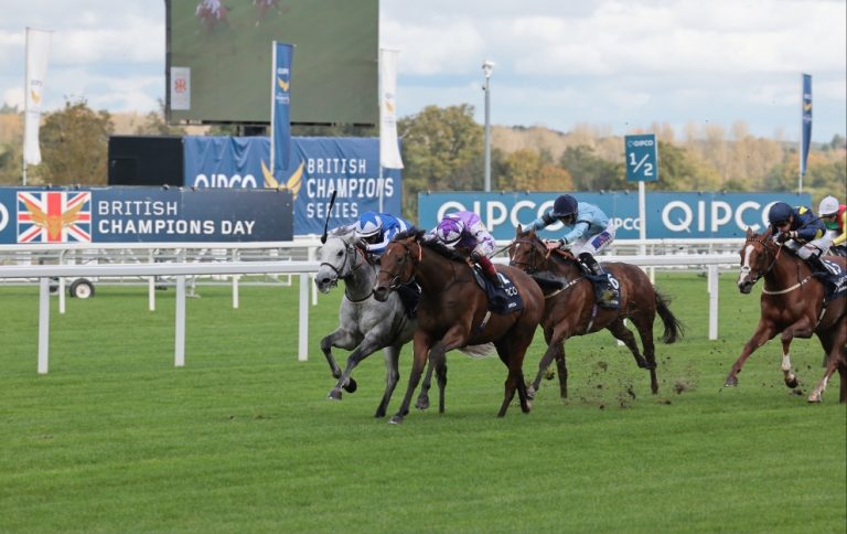 Art Power wins at Ascot on British Champions Day