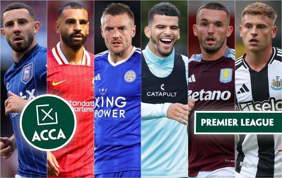 Saturday's 3pm Premier League Acca tips, Leicester v Everton, Liverpool v Bournemouth, Spurs v Brentford, Aston Villa v Wolves, Fulham v Newcastle, Southampton v Ipswich, 21st September 2024