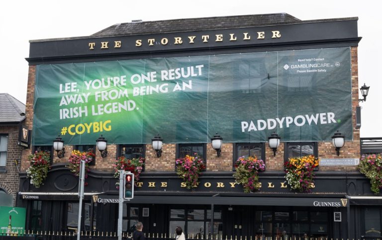 Lee Carsley Paddy Power billboard