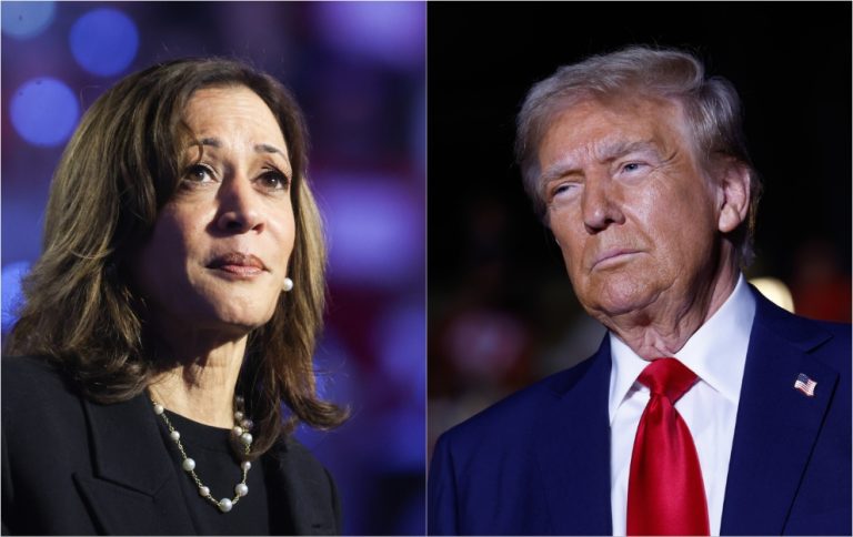 Kamala Harris and Donald Trump