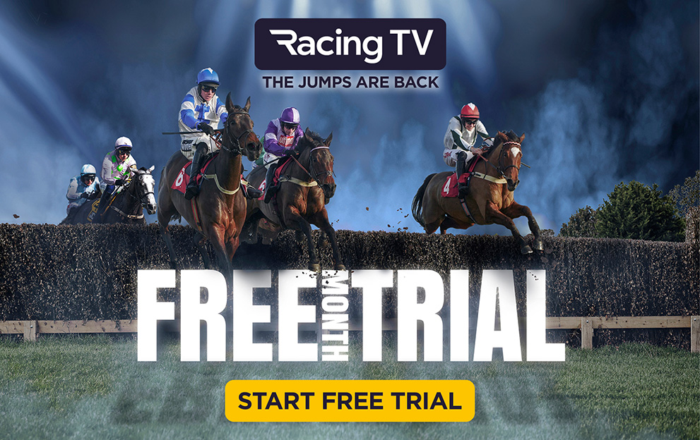 Horse Racing: Get your one month free trial of Racing TV