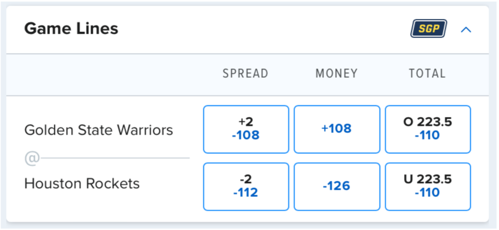 1+ spread betting in sport