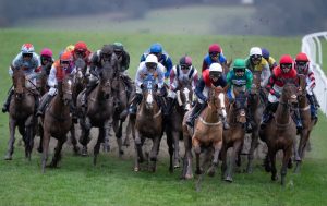 Runners and riders in the Welsh Grand National at Chepstow