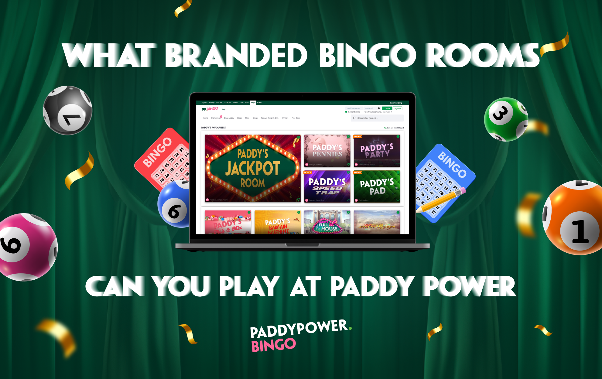 Paddy Power Bingo Rooms