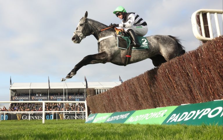 Hyland jumping a fence