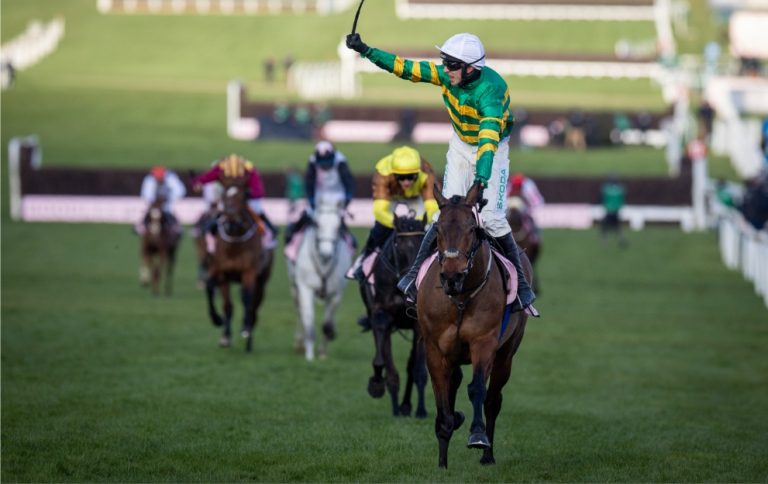 Inothewayurthinkin wins the Cheltenham Gold Cup