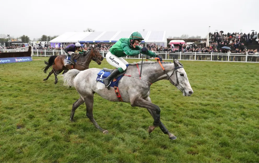 Intense Raffles winning the Irish Grand National at Fairyhouse