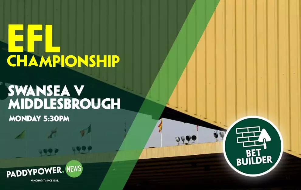 Swansea v Middlesbrough Tips: ‘Boro Stumbling Again In Monday's 18/1 Bet Builder