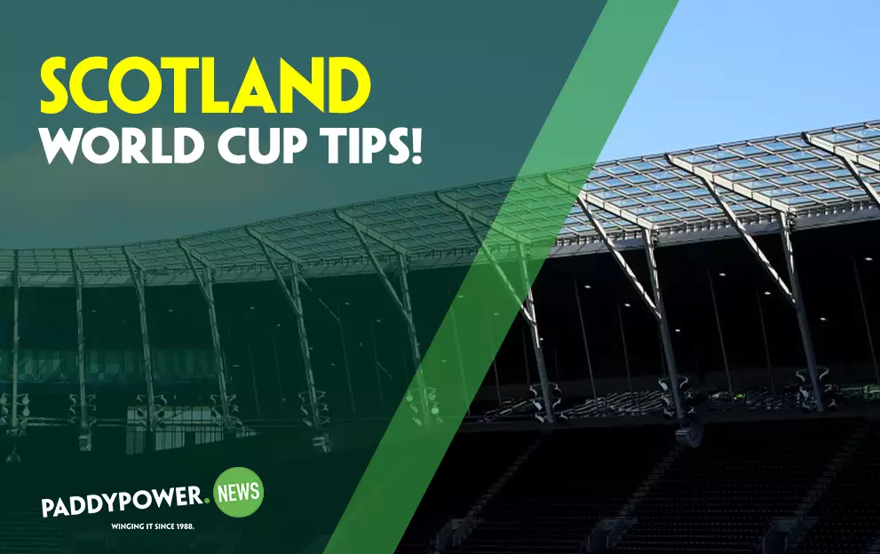 World Cup Tips: A 11/2 shot leads Paddy's Scotland specials this summer