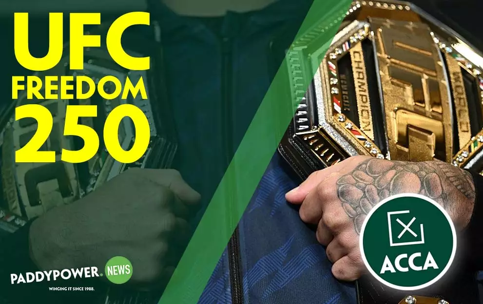 Ufc 250 Lettering UFC Freedom 250 Tips: Our 30/1 treble & seven-fold acca – Paddy Power News