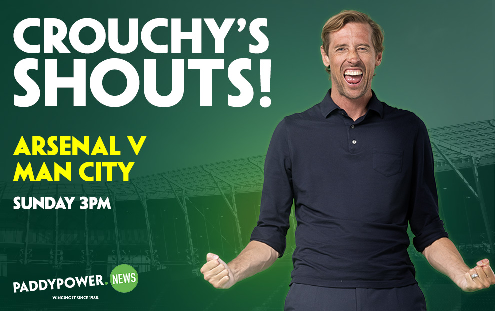 Football Tips: Peter Crouch's 5/1 Arsenal v Man City Community Shield Bet Builder