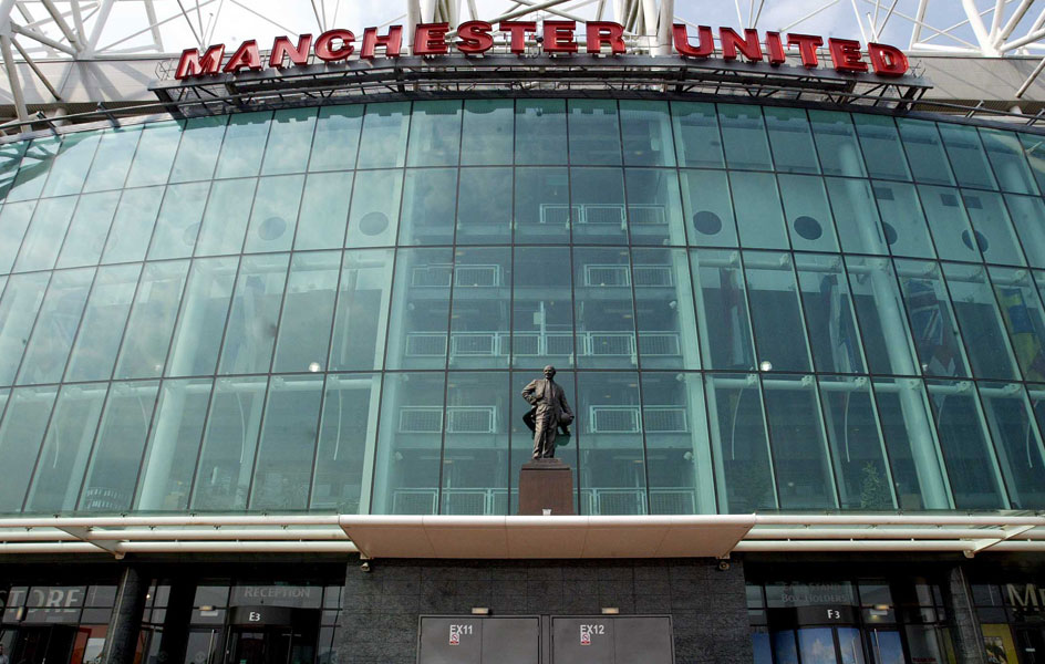 Entrance to Old Trafford, Manchester United