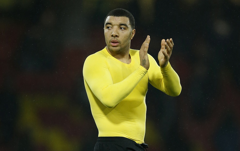 Britain Football Soccer - Watford v Burton Albion - FA Cup Third Round - Vicarage Road - 7/1/17 Watford's Troy Deeney applauds fans after the game Action Images via Reuters / Andrew Couldridge Livepic EDITORIAL USE ONLY. No use with unauthorized audio, video, data, fixture lists, club/league logos or "live" services. Online in-match use limited to 45 images, no video emulation. No use in betting, games or single club/league/player publications. Please contact your account representative for further details.