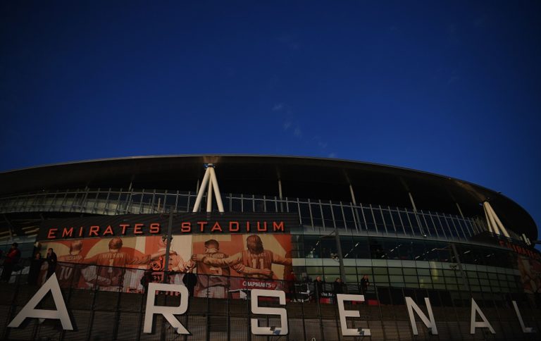 LONDON, ENGLAND - APRIL 11: A general view as fans arrive prior to the UEFA Europa League Quarter Final First Leg match between Arsenal and S.S.C. Napoli at Emirates Stadium on April 11, 2019 in London, England. (Photo by Justin Setterfield/Getty Images)