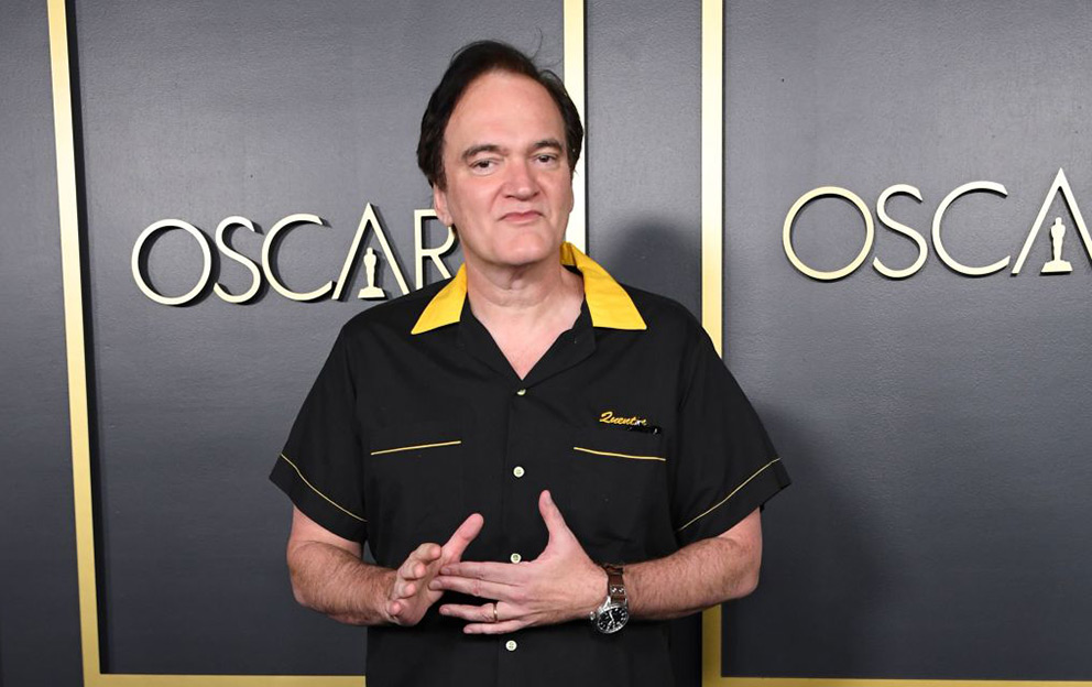 US film director Quentin Tarantino arrives for the 2020 Oscars Nominees Luncheon at the Dolby theatre in Hollywood on January 27, 2020. (Photo by Valerie MACON / AFP) (Photo by VALERIE MACON/AFP via Getty Images)