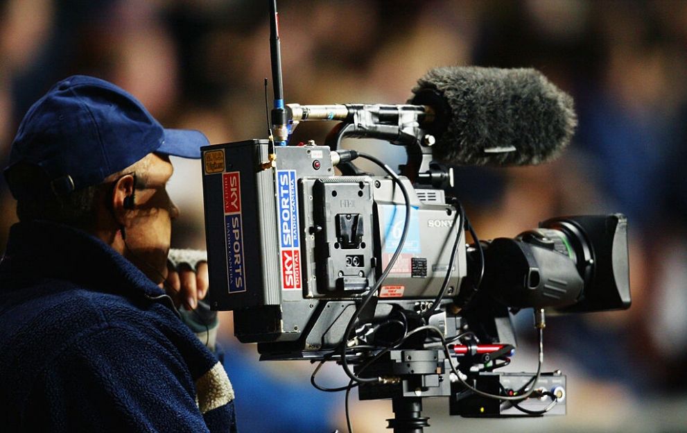 Premier League Sky Sports camera