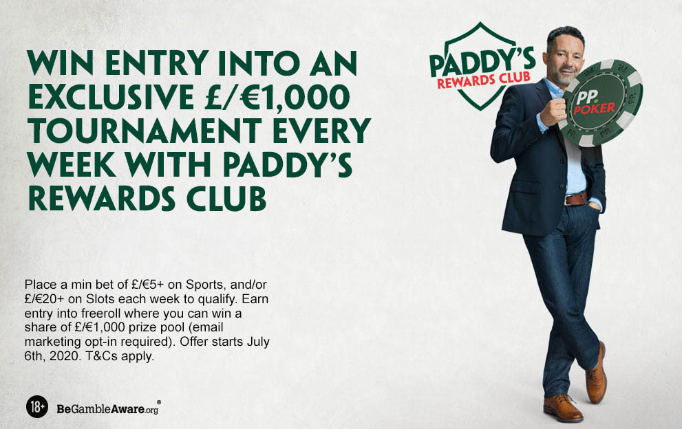 Paddy S Having A Poker Night And Rewards Club Members Can Get A Seat At The Table