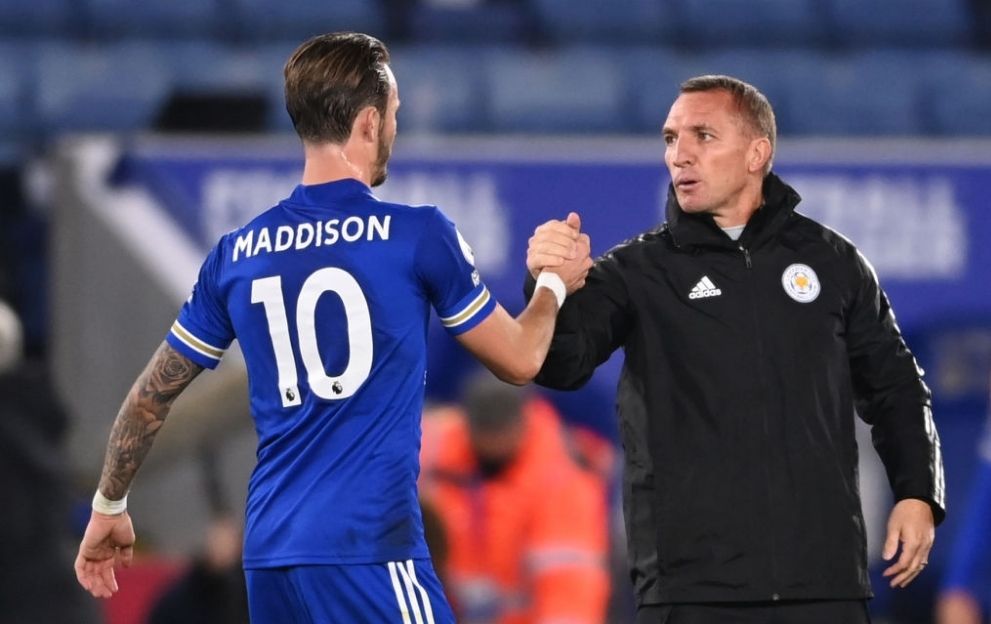 Brendan Rodgers James Maddison Leicester