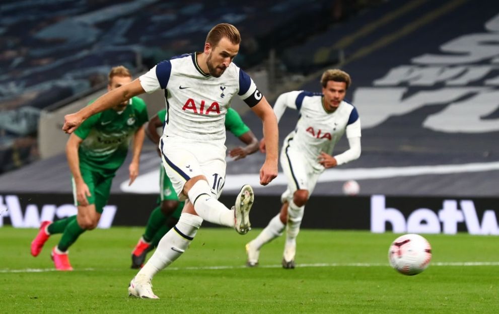 Harry Kane Lucas Moura Matt Doherty Tottenham Europa LeagueMaccabi Haifa October 1, 2020