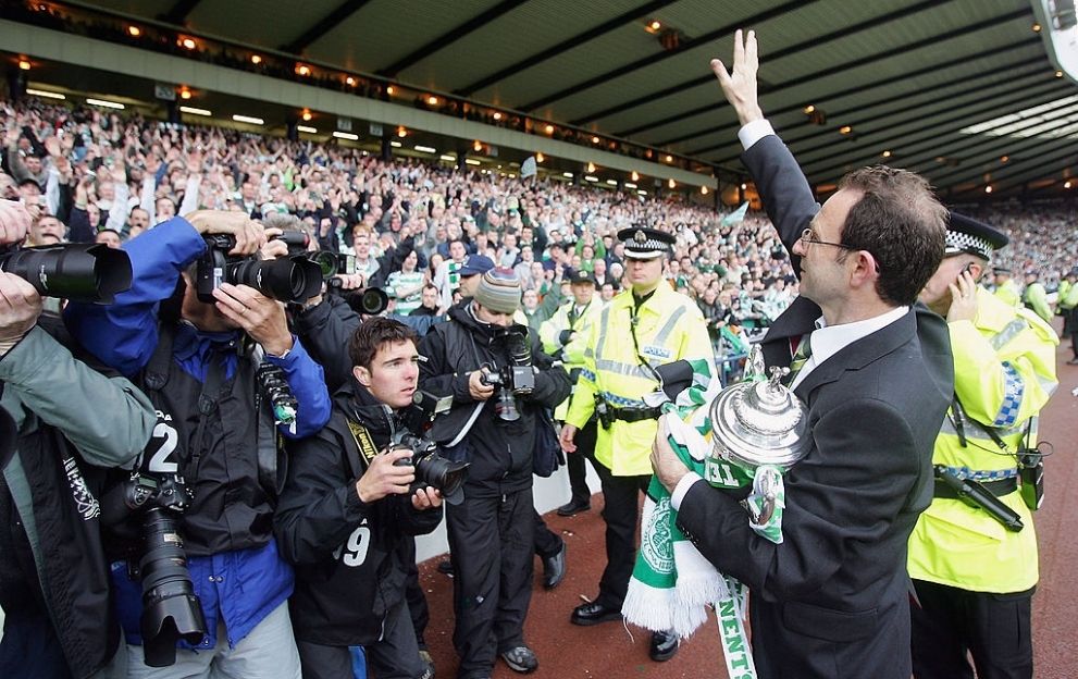 Martin O'Neill Celtic Dundee United Scottish Cup Final May 28, 2005