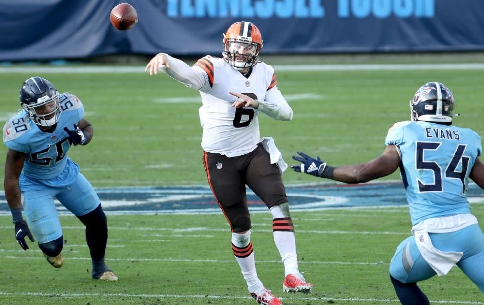 Baker Mayfield Cleveland Browns Tennessee Titans December 6, 2020
