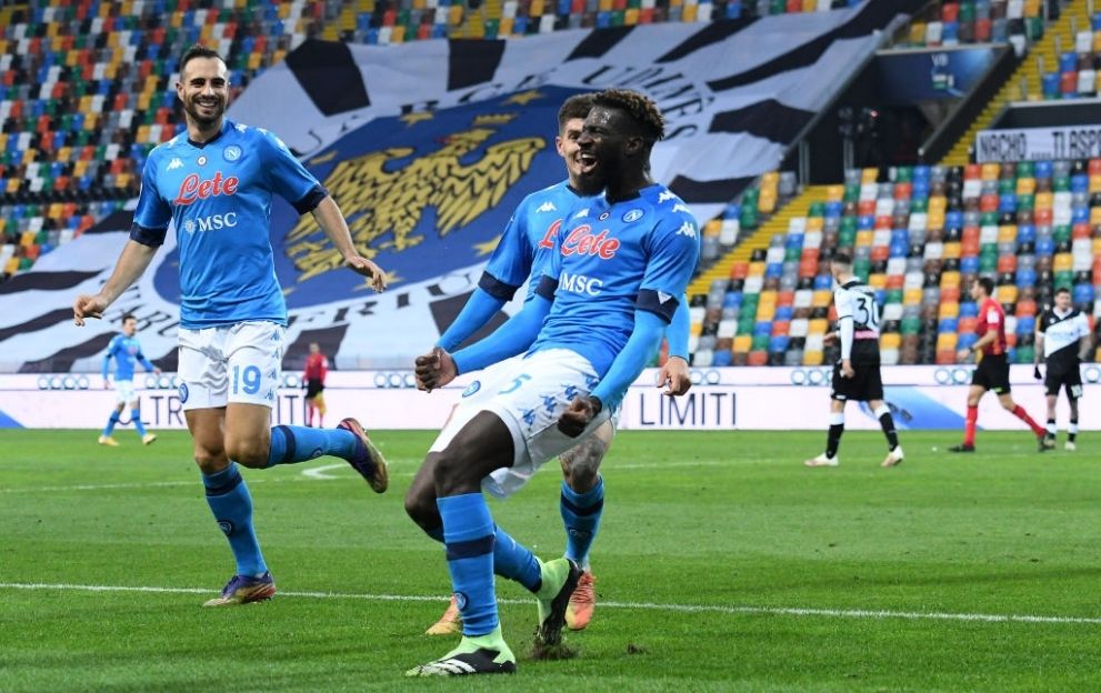 Tiemoue Bakayoko Napoli Udinese Serie A January 9, 2021