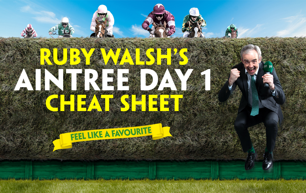 Ruby Walsh Cheat Sheet Aintree day 1