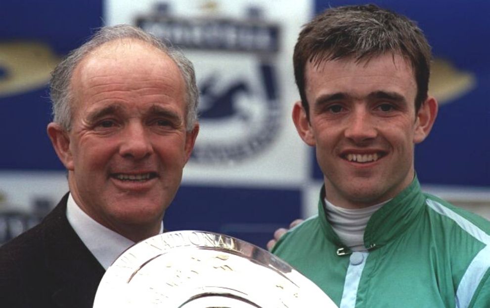 Ted Walsh Ruby Walsh Papillon Grand National Aintree April 8, 2000