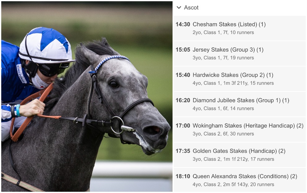 Royal Ascot Racecard Day 5 tips and runners and riders