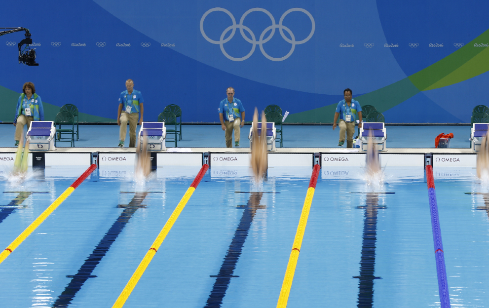 Olympics tips swimming