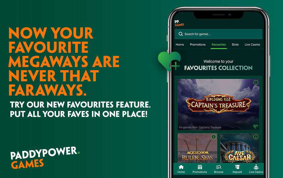 Why Only Have 1 Favourite Paddy Power Games Favourites Feature Is Here