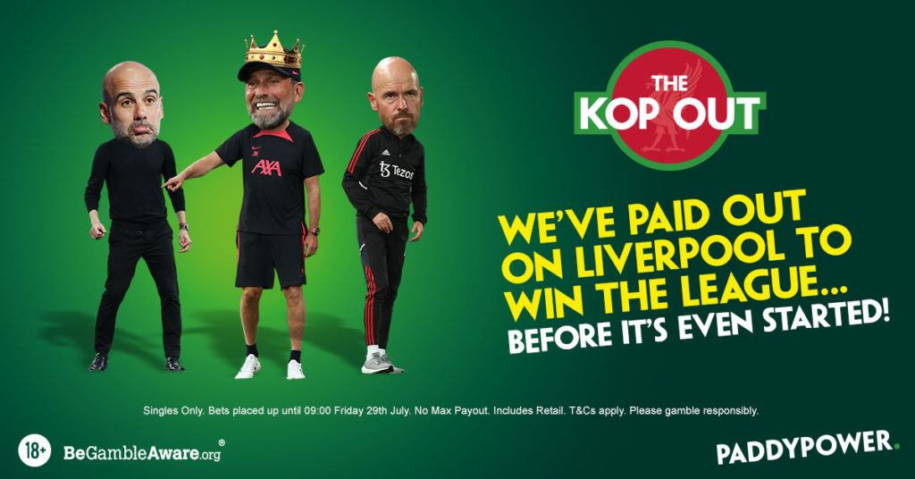 Paddy Power pay out on Liverpool Premier League title win