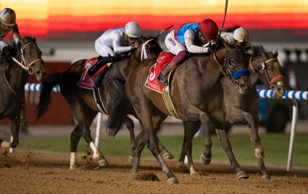 Country Grammer wins the Dubai World Cup