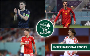 Tuesday International football Bet Builder, scotland v spain, wales v latvia, turkey v croatia, germany b belgium betting tips