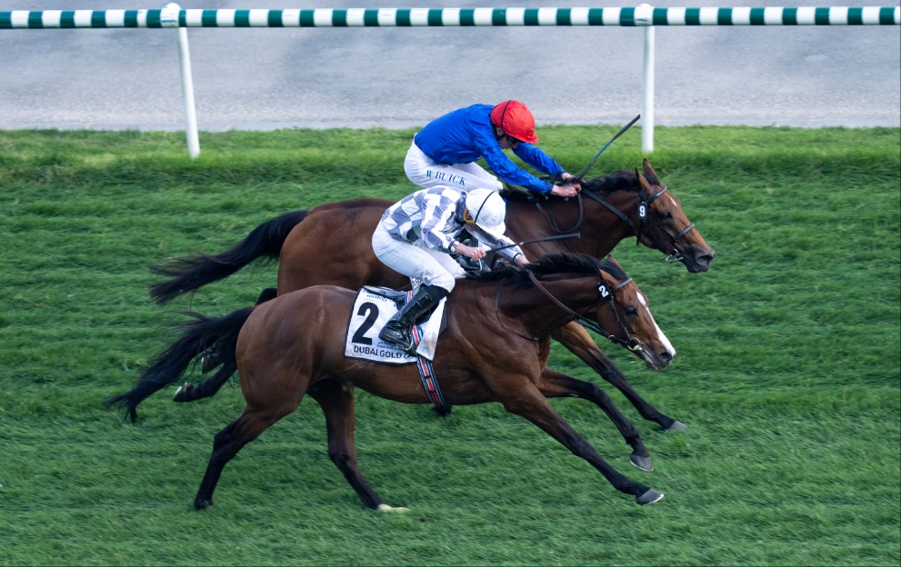 Broome and Siskany in the Dubai Gold Cup