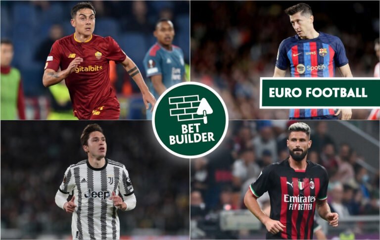 Sunday's Bet Builder Betting Tips, Celta Vigo v Barcelona, Roma v Spezia, AC Milan v Verona, Udinese v Juventus