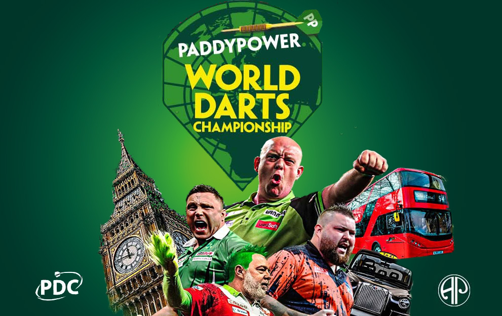 Paddy Power to sponsor World Darts Championship 2024!