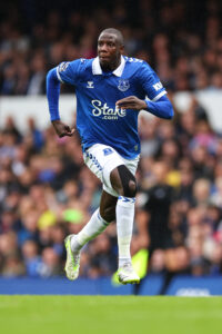 Abdoulaye Doucoure of Everton, august 2023