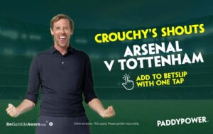 Peter Crouch, Arsenal v Spurs Bet Builder Betting Tips
