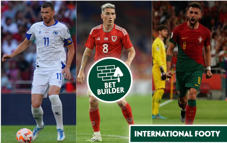Monday night Multi-Game Bet Builder, Iceland v Bosnia, Latvia v Wales, Portugal v Luxembourg