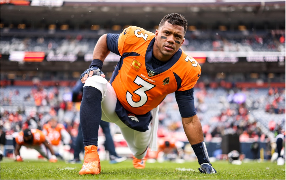 Russell Wilson #3 of the Denver Broncos