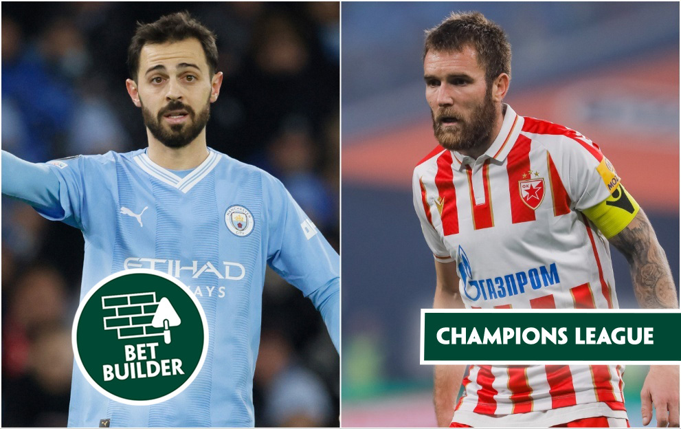 Man City vs FK Crvena zvezda betting tips, BuildABet, best bets and preview